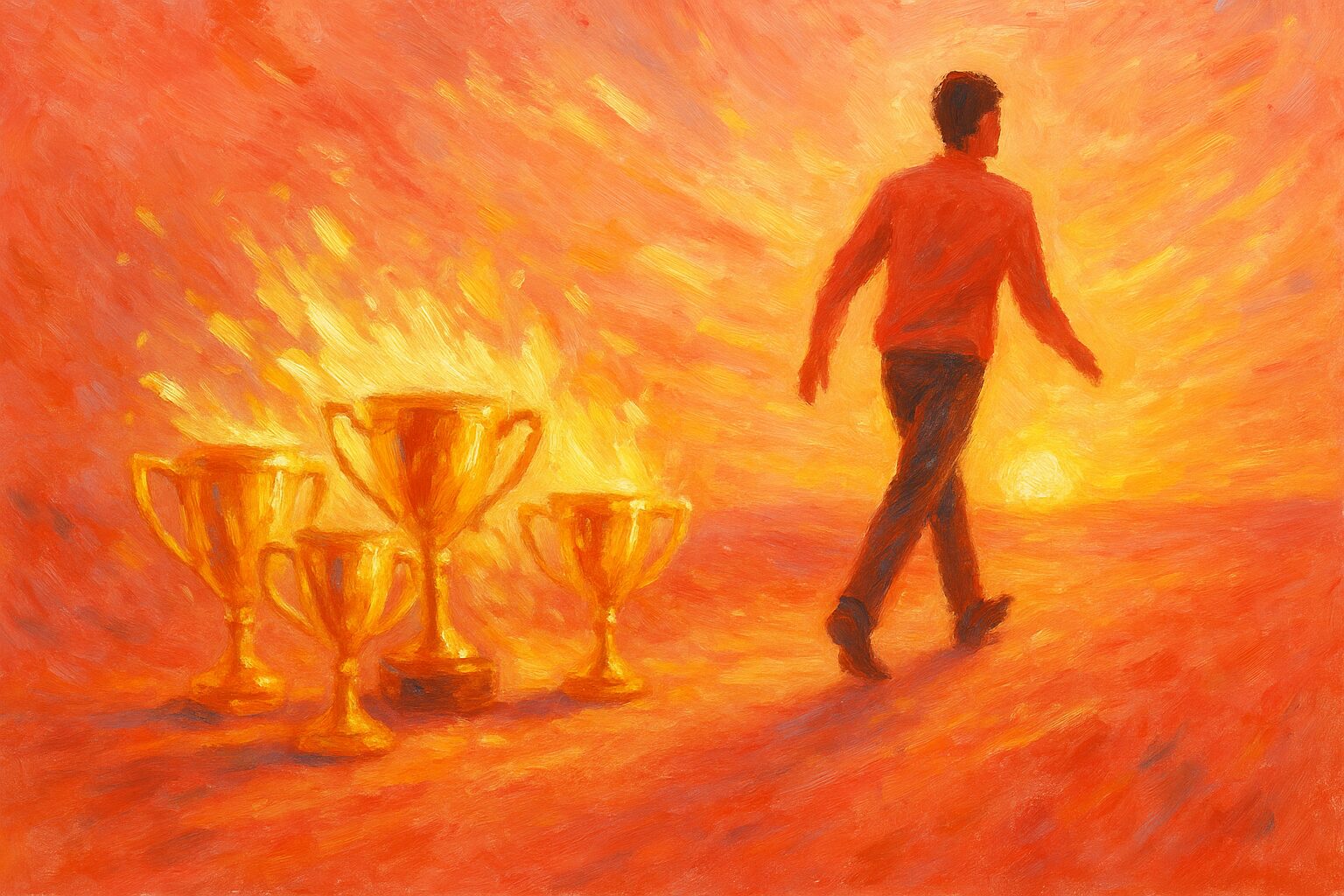 過去の成功にしがみつき